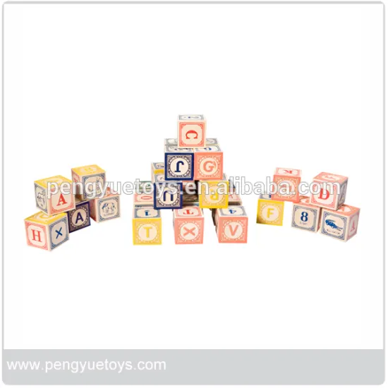 wholesale educational toys wooden alphabet blocks for kids