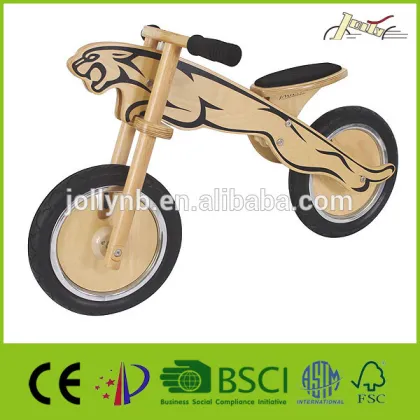 Jaguar 12" Wooden Children Bicycles as Balance Toys