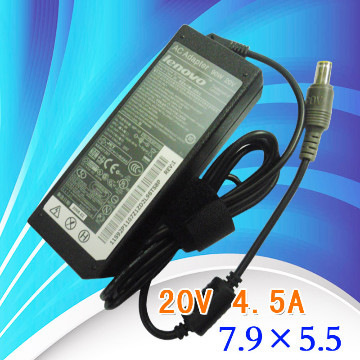 20V 4.5A laptop power supply adapter for Lenovo 90W