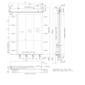 Three Panels Lift Landing Door mechanisme