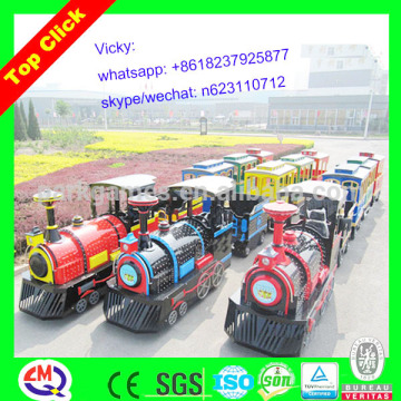 Great theme park trackless diesel train rides for rental use