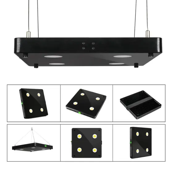 Panda grow led grow light aluminium case hydroponics 120W led plants grow light for indoor plants growth