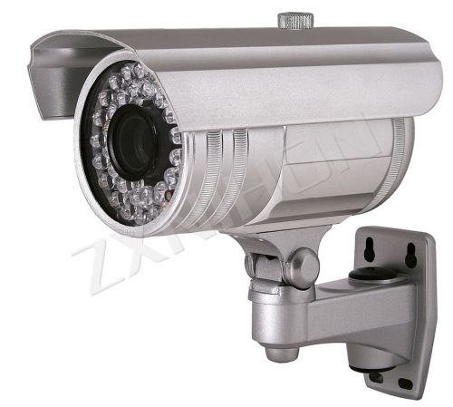 Ip66 Nixt70er Waterproof Cctv Cameras With Sony / Sharp Ccd Manual Zoom Lens, 42pcs Ir Led