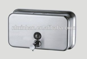 Stainless Steel Soap Dispenser with Brass Valve for public hotel