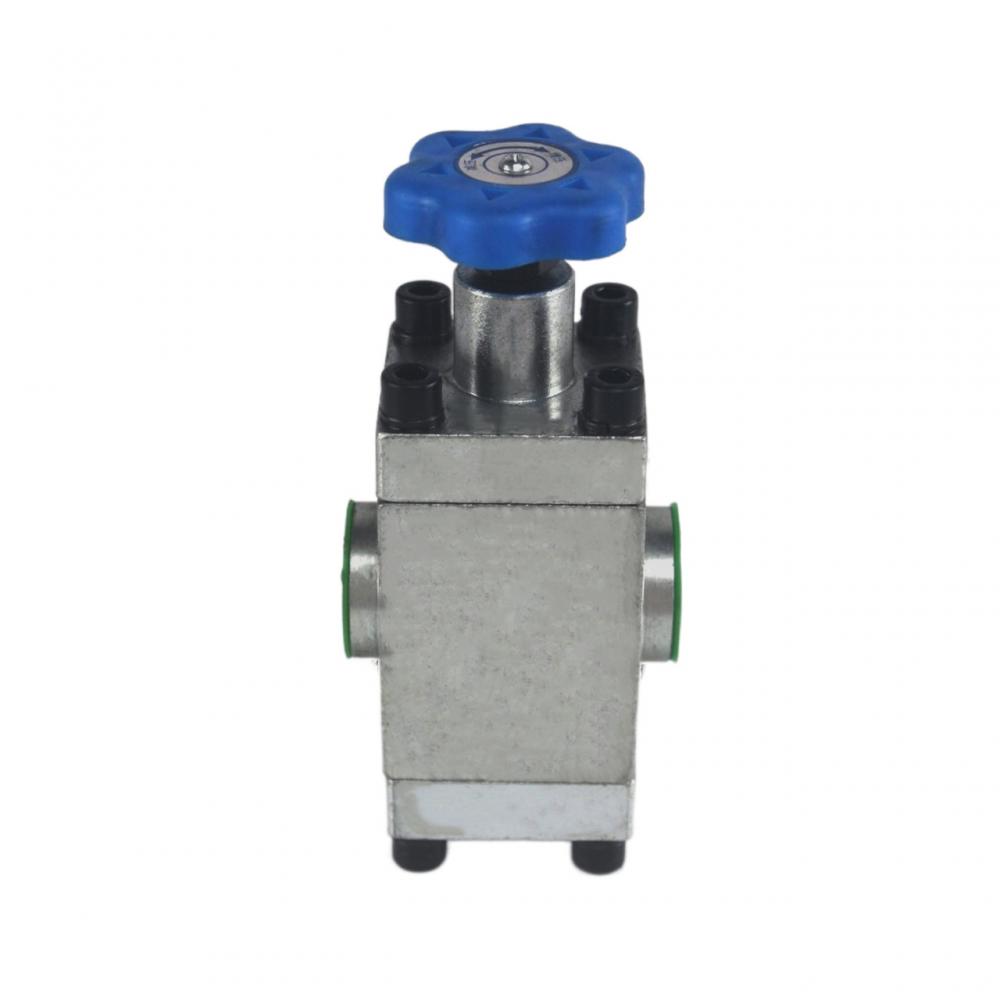 Colliery machine bidirectional throttle valve