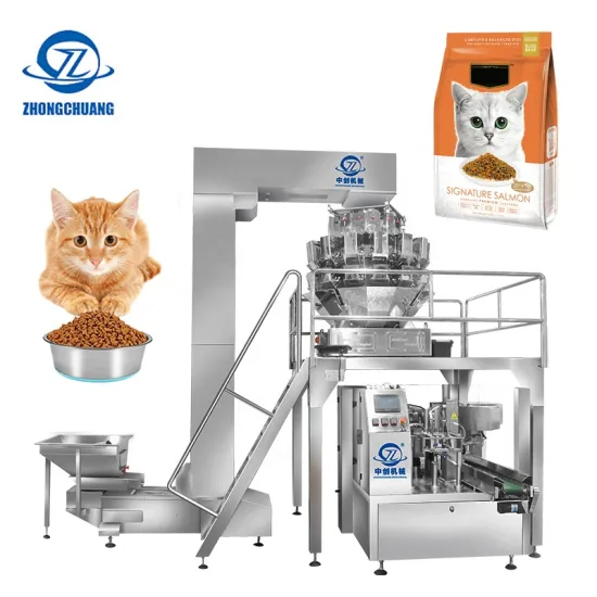 Horizontal Standup Pouch Filler for Pet Food and Treats