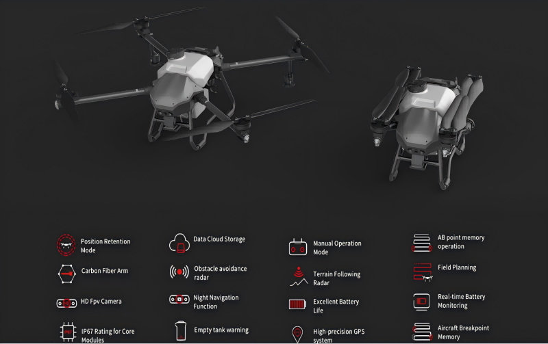 Factory agriculture drones with camera 2