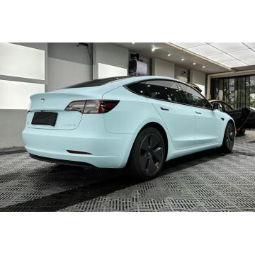 Super matte glacier blue car vinyl