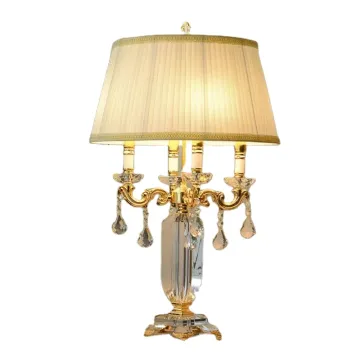 Luxury Crystal Lamp Design for Bedroom Bedside Decoration