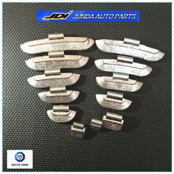 Pb clip-on wheel balance weights