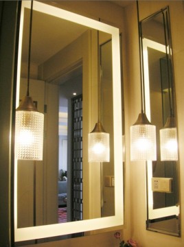 Backlit Modern LED Full Length Wall Mounted Bathroom Mirror