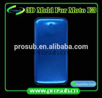 3D sublimation mobile phone case cover aluminum injection mould for Prosub-Moto E3