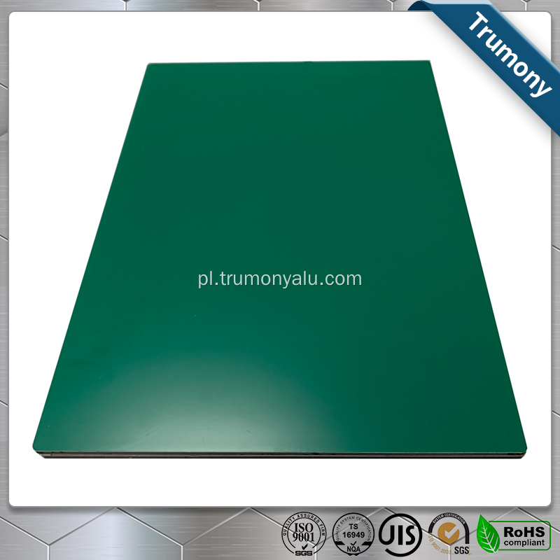 Aluminiowy panel kompozytowy powlekany PVDF do budowy