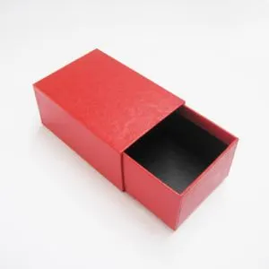 Red Sliding Drawer Box Packaging
