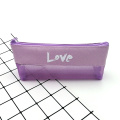 Custom fashion custom kids zipper mesh pencil case