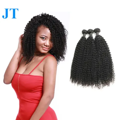 Afro Gray Braiding Hair Extensions Curly Brazilian Human Hair Bundles