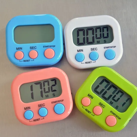Portable Digital Kitchen Timer - 100 Minute Mini Electronic Timer