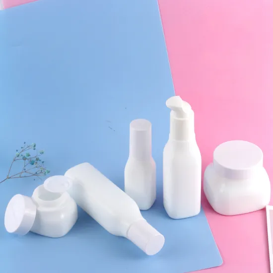 Free Sample Porcelain White Glass Cosmetic Jars