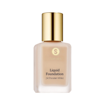 Maquillage de fond de teint liquide blanc en porcelaine imperméable Sakue