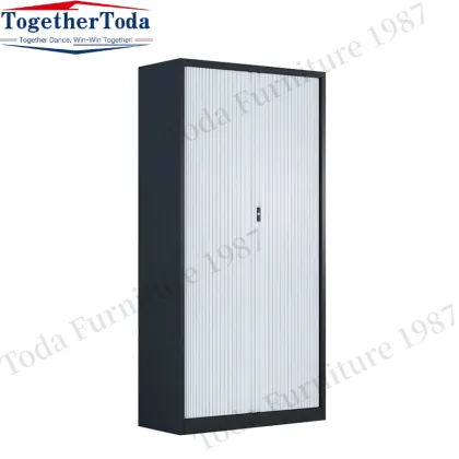 Office Plastic door steel cabinet,tambour door file cabinet