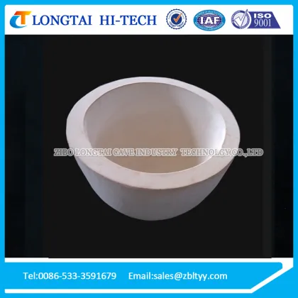 Hot Sale:Sintered Glass Fire Clay Crucible