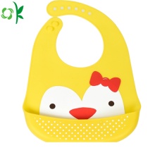 BPA Free Animal Silicone Baby Bib for Meal