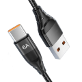 6a 66W USB B naar USB C -kabel