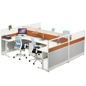 JUOU 8-Person Aluminium Alloy Office Partition Desk