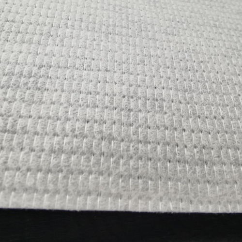 Tissu de maille polyester de liaison colorée en gros