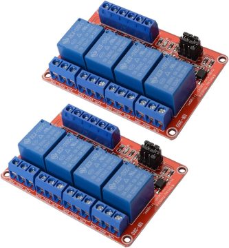 Schermo della scheda di alimentazione Lorida con supporto OPTOCOUPLER - Modulo di relè 12 V a 4 canali (trigger di livello alto/basso)