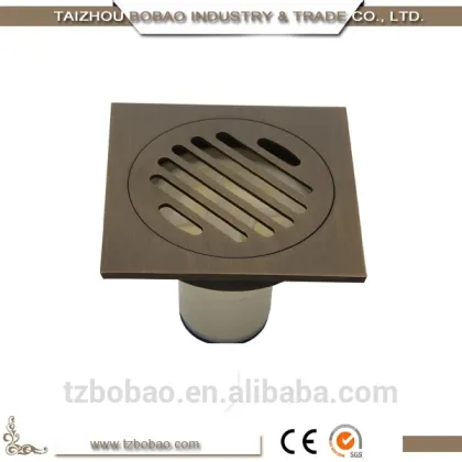 Antique Brass Floor Drain Golden Floor Drain Red Square Floor Drain Concrete Floor Drain Bronze Floor Drain Bathroom Floor Drain