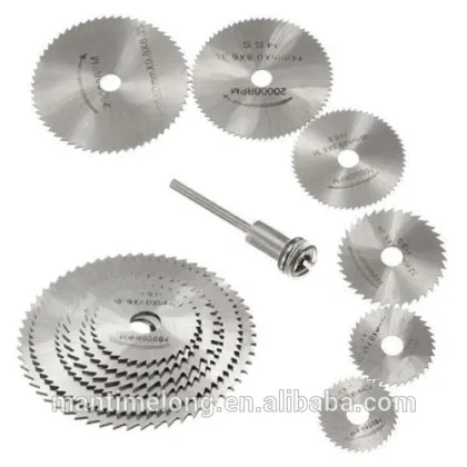 7Pcs HSS Rotary Tools Circular band saw blade circular saw blade fan blade