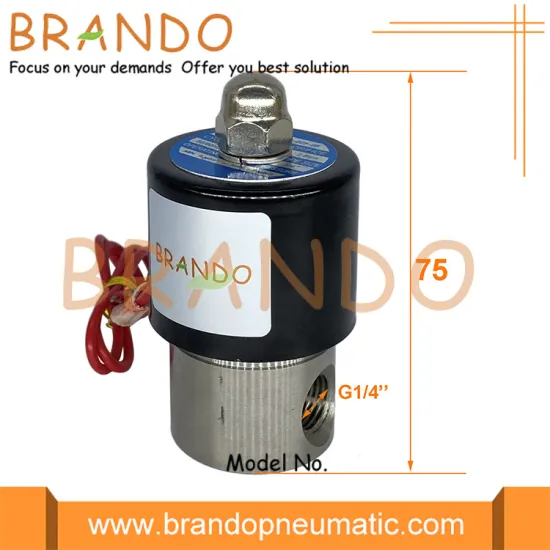SUS-08 1/4'' Direct Acting Stainless Steel Solenoid Valve