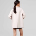 Cream White Premium Wool Coating ထည်