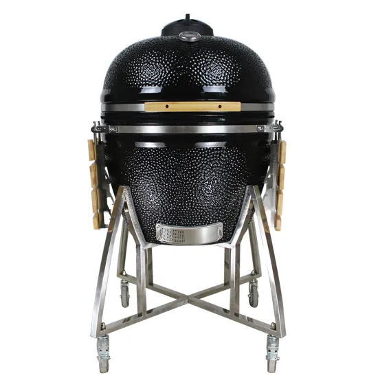 Auplex Outdoor Kitchen big Pro 27 inch Green BBQ Ceramic Egg Classic Kamado Grill
