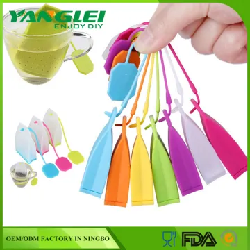 colorful LFGB food grade silicone tea infuser