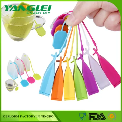 Food Grade tea pot with tea strainer silicone tea infuser
