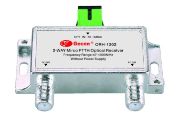 2 Way outputs passive CATV FTTH Optical Receiver ORH-1202