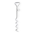 spiral soil folding pet ground anchor solid steel