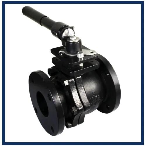 Ansi cast iron ductile iron teflon fused ball valve