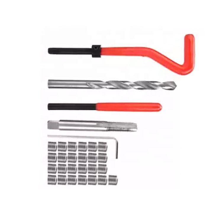 M8 Repair Kit with Coiled Wire Tap Screw Threaded Inserts Installation Tool Stainless Steel Hand Tools Customizable OEM Support