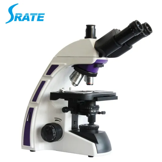 40X-1600X Trinocular Biological Microscope with Dark Field Condenser for Education and Research