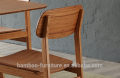 Cadeira de jantar de groselha Design moderno e confortável cadeira de bambu 100% bambu Material Hotel e restaurante usado móveis de bambu