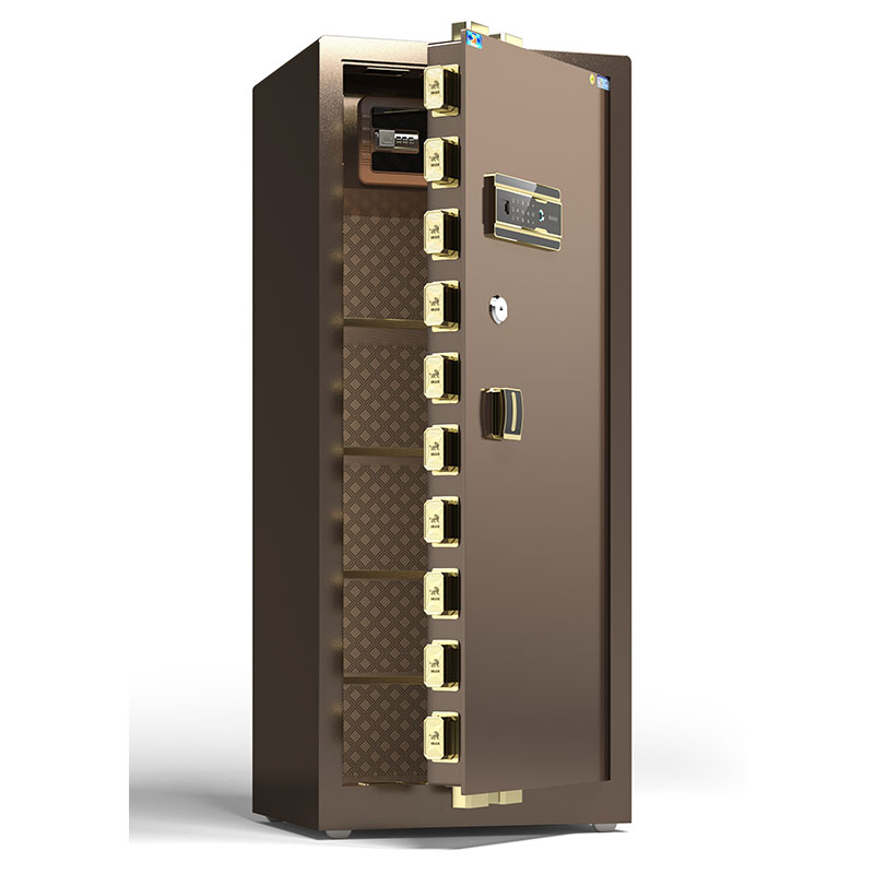 Tiger Safes Classic Series-Brown 180 cm High Fingerabdruck Schloss