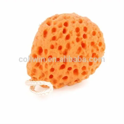 Shower Spa Sponge Body Cleaning Sponge Scrub (Orange)