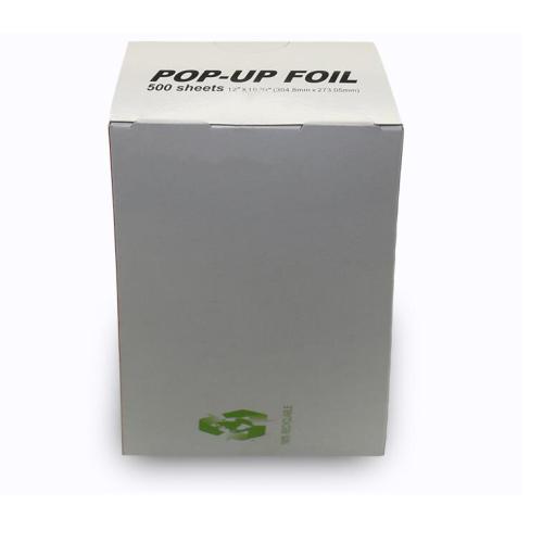 Disposable Pop-up foil sheets easy to use
