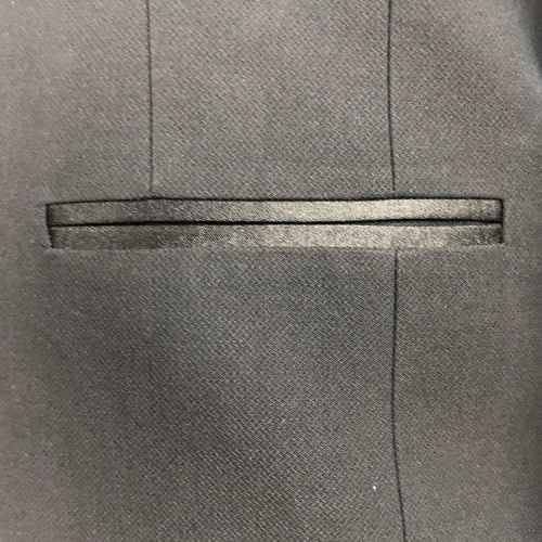 black formal men breasted waistcoat