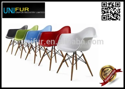 Indoor leisure classic modern colorful plastic replica DAW chair modern for dining room