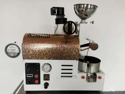 Professional Electric or Gas Small Coffee Roaster for Arabica and Robusta - 500g Sample Roaster