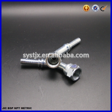 high pressure rubber hose hydraulic carbon steel fitting